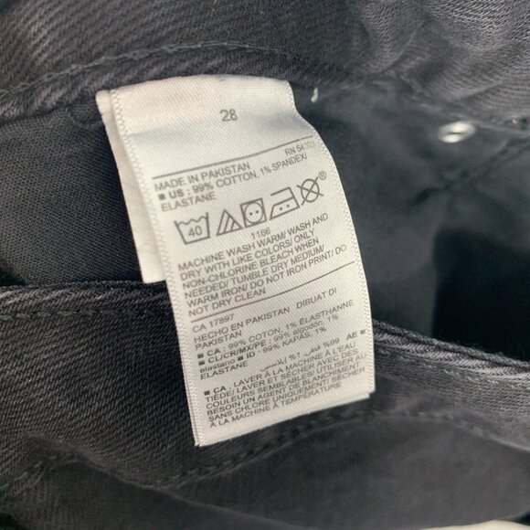 Old Navy Denim Skirt Black Jean Mini High Rise Button Down NWT - Picture 9 of 9